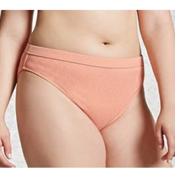 Forever21 Plus Crochet Bottom Coral - Picture 5 of 9